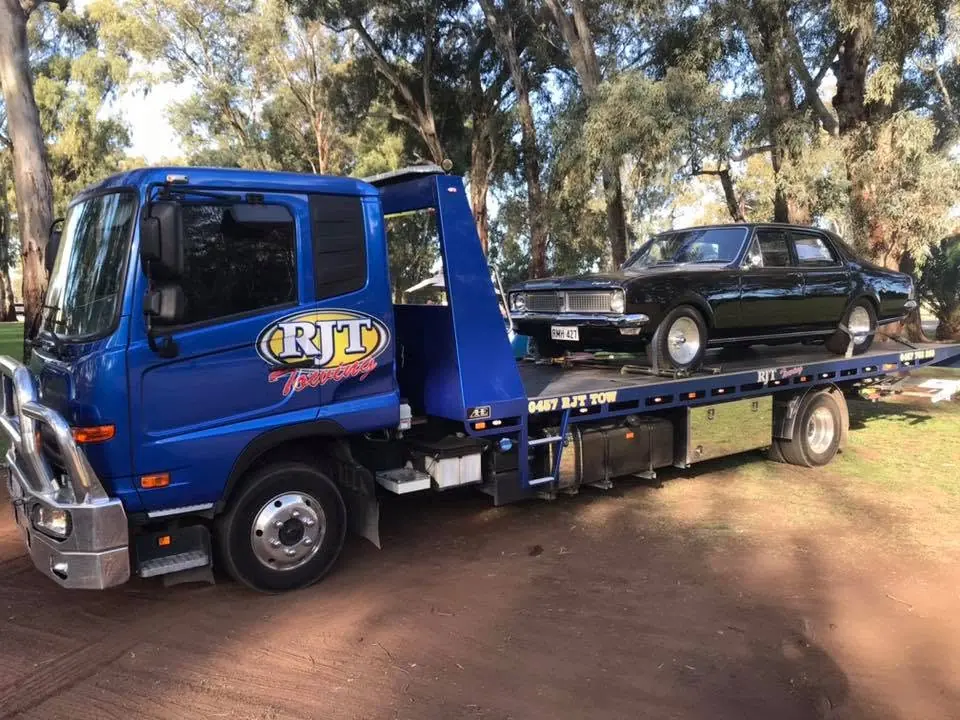 Classic sedan on the tray